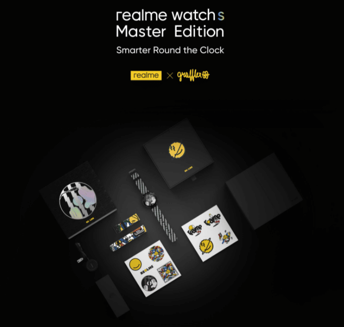 realme watch s master edition box