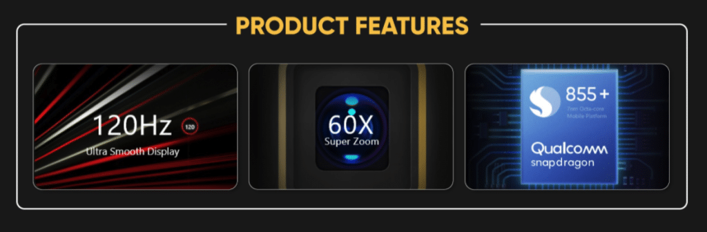 Realme X3 Super Zoom Details