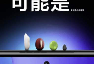 redmi k40 front caméra size