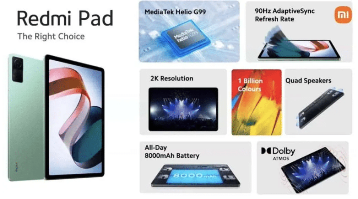 redmi pad 2022