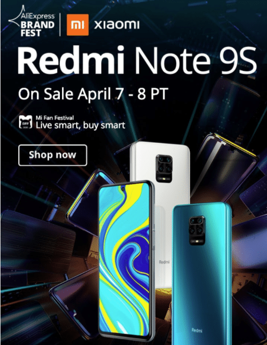 Redmi Note 9s Promo