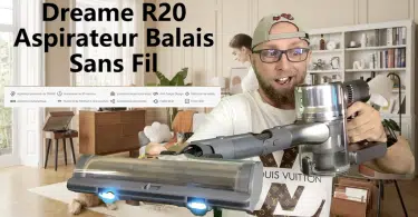 réinventez votre ménage avec le dreame r20,aspirateur sans fil avec mode automatique et éclairage led bleu examen détaillé et tests
