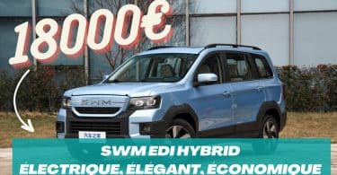 swm edi hybrid,électrique, élégant, économique