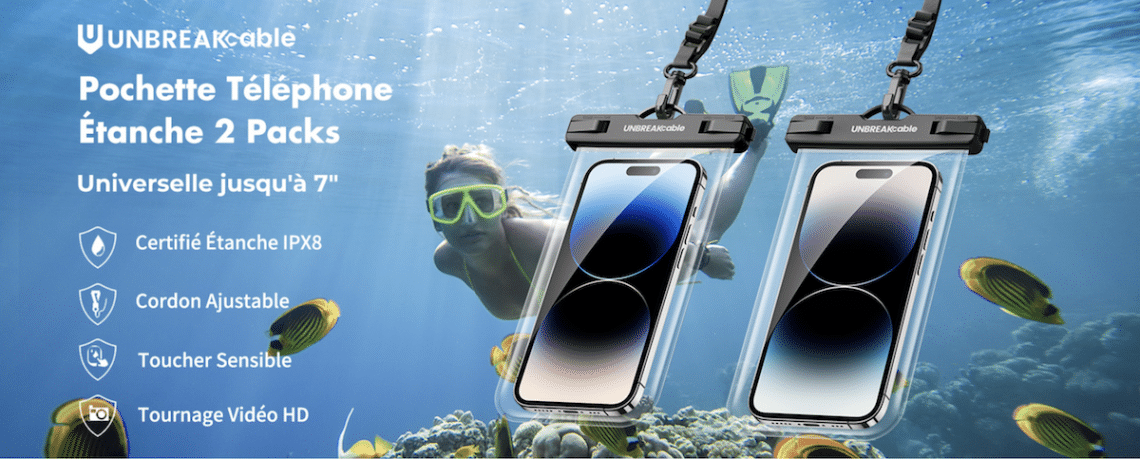 sac étanche smartphone unbreakcabl