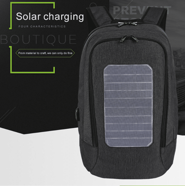 sac a dos avec chargeur solaire