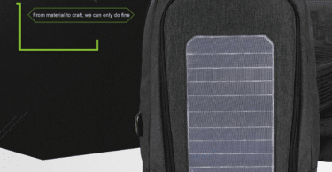 Sac À Dos Avec Chargeur Solaire