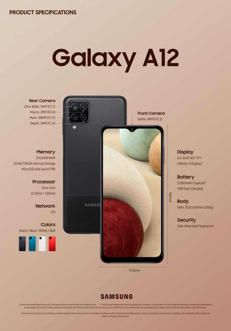 Samsung Galaxya12