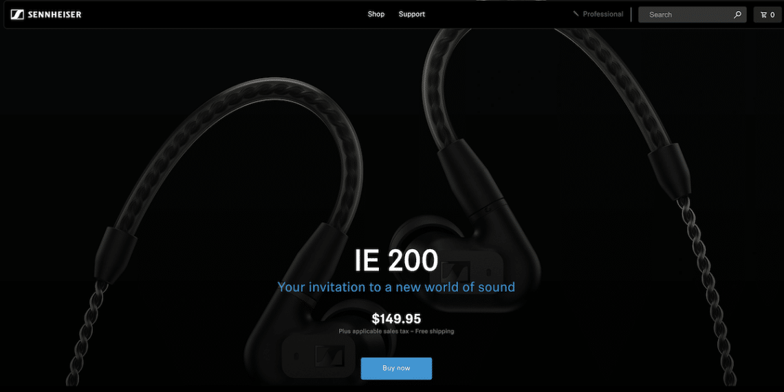 sennheiser ie 200 wired