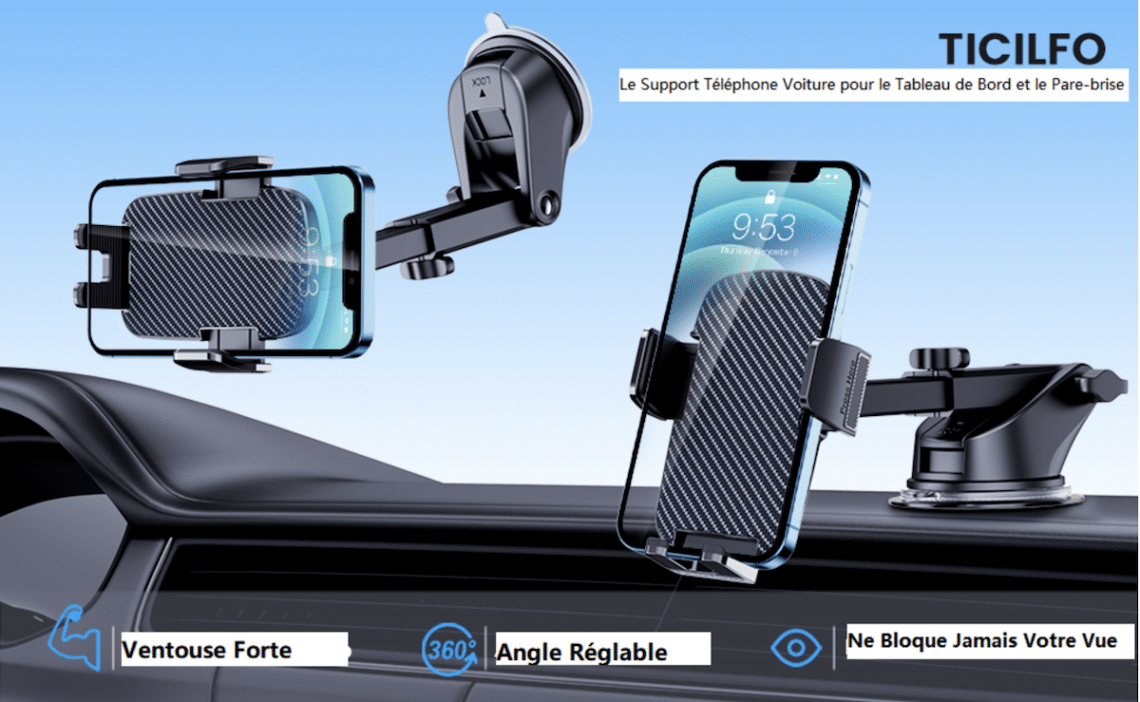 support téléphone voiture [aspiration militaire]