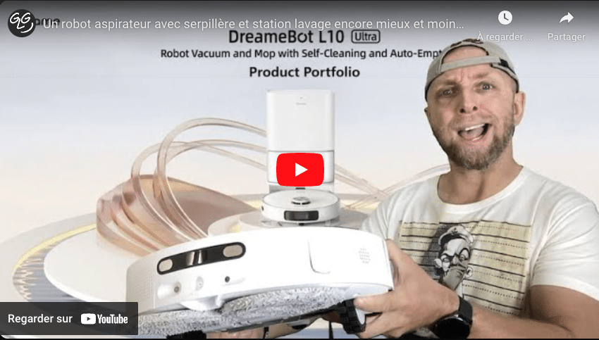 test du dreame l10 ultra robot aspirateur et serpillère avec vidange automatique, auto nettoyage serpillère, lidar et 5300 pa