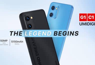 umidigi g1 max＆c1 max banner