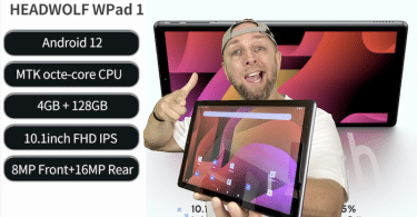 une tablette android 12 4g 10 pouces à moins de 200€, la headwolf wpad 1