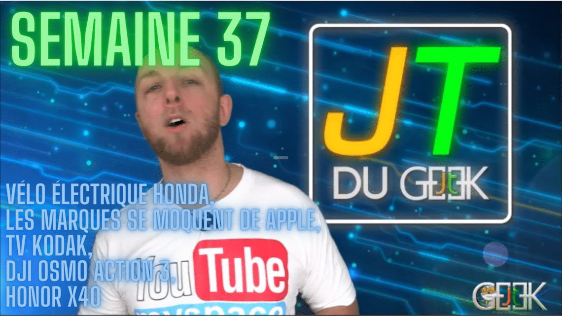 vélo électrique honda, les marques se moquent de apple, tv kodak,dji osmo action 3,honor x40 semaine 37