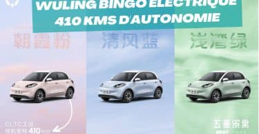 wuling bingo électrique ,410 km d'autonomie