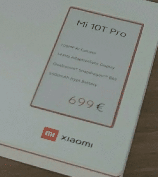 Xiaomi Mi 10t Pro