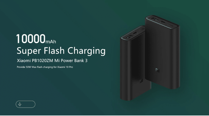 Xiaomi Mi Power Bank 3 Super Flash Charging