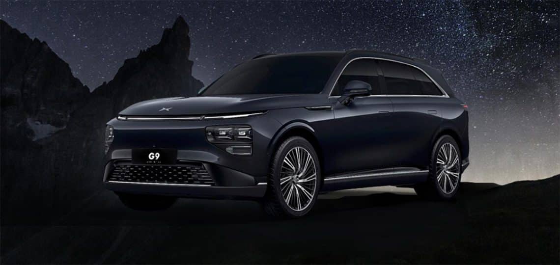 xpeng g9 2023 night