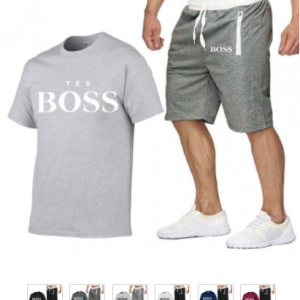 yes boss t shirt + short