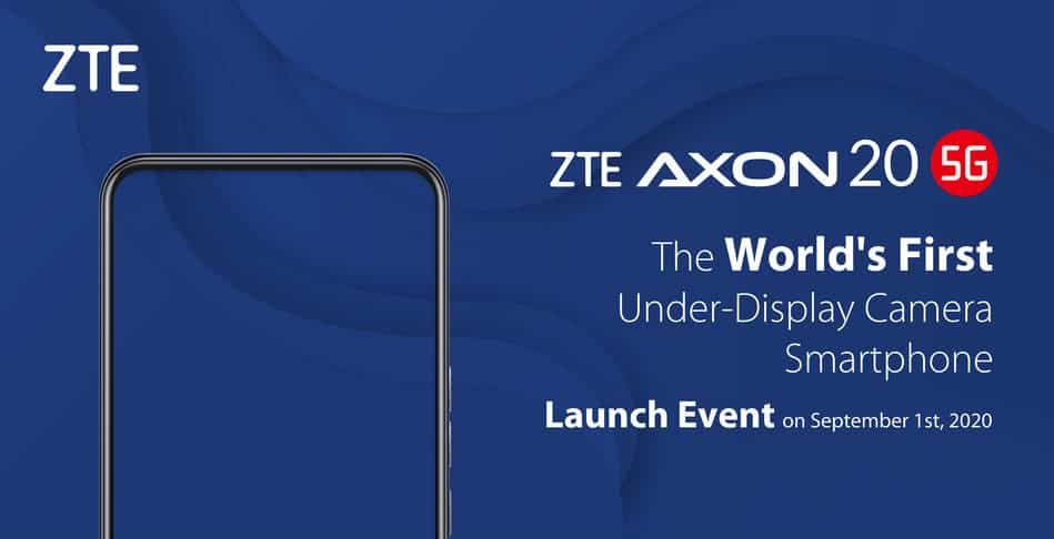 Zte Axon 20 Camera In Display