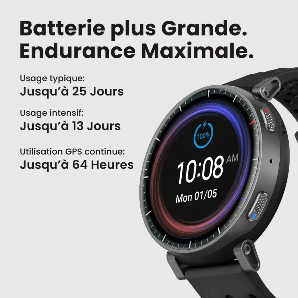 active max smartwatch batterie