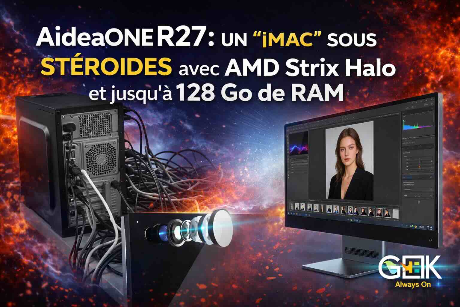 aideaone r27 un “imac” sous stéroides avec amd strix halo et jusqu’à 128 go de ram