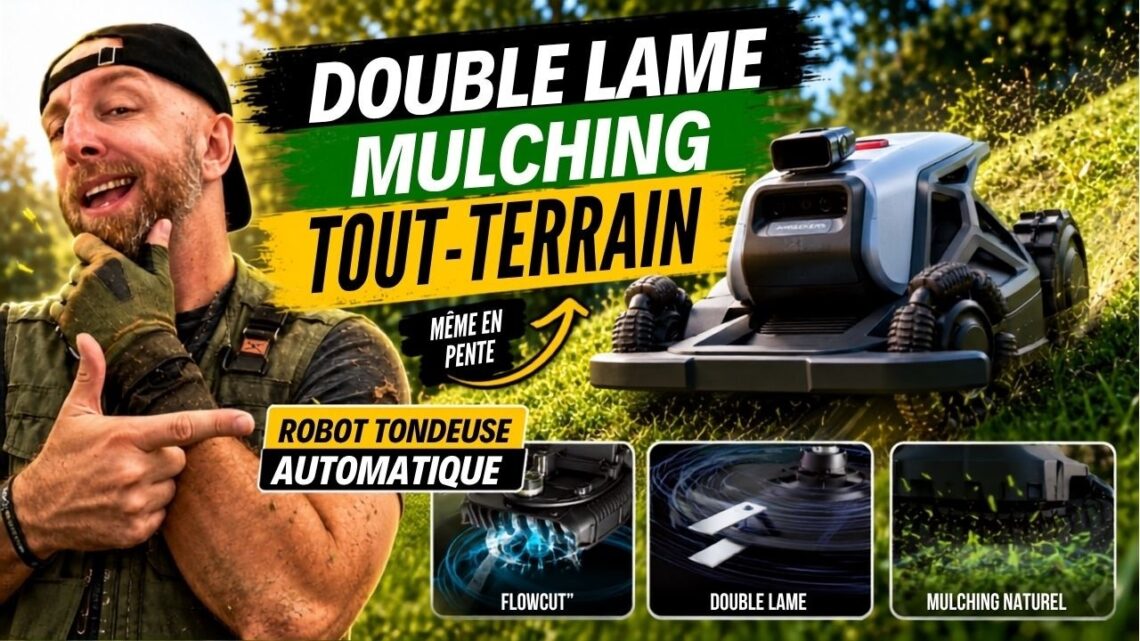 airseekers tron double lame, mulching innovant et capacités tout terrain