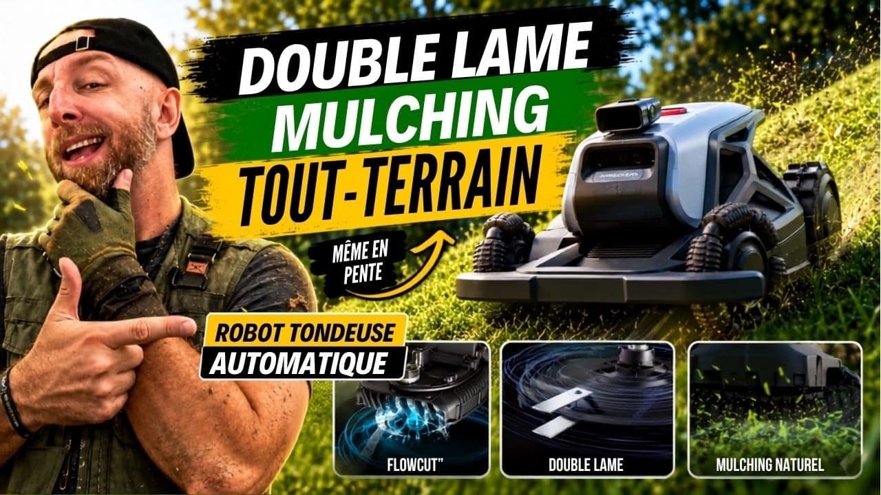 airseekers tron double lame, mulching innovant et capacités tout terrain