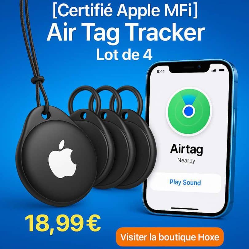 airtag apple trop cher ? ce pack certifié mfi à 18,99 € change clairement la donne