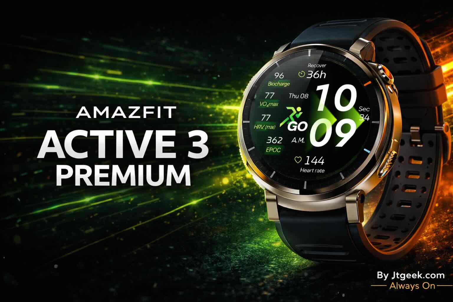 amazfit active 3 premium jtgeek