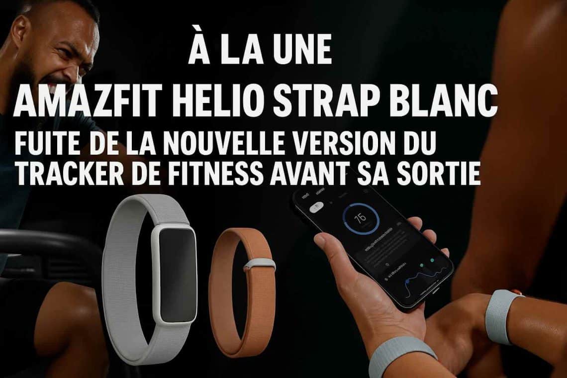 amazfit helio strap blanc