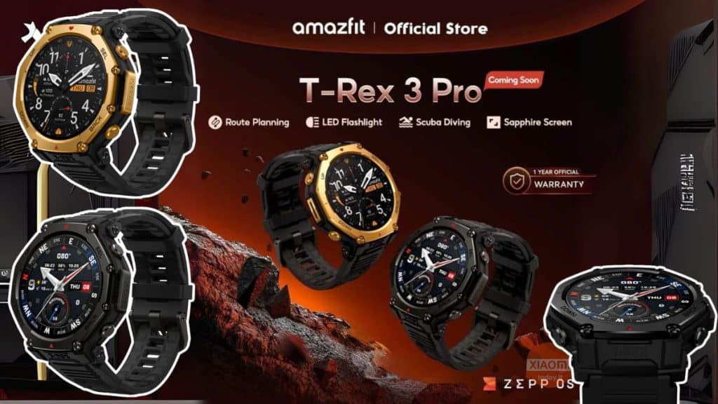 amazfit t rex 3 pro promo