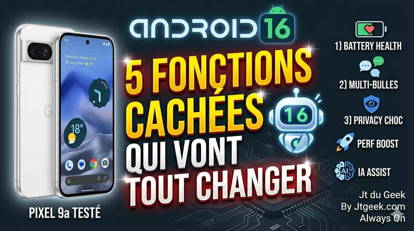 android 16 débarque les fonctions cachées qui vont booster votre smartphone