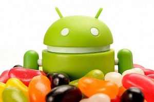 robot android jelly bean heureux