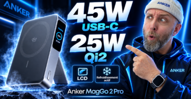 anker maggo 2 pro , 45w usb c, 25w qi2, écran et refroidissement actif