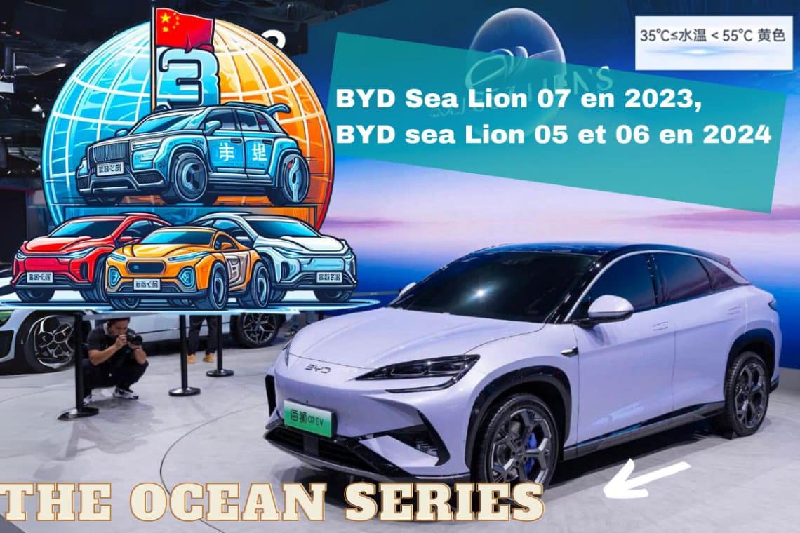 après le byd sea lion 07, byd lancera ses nouveaux modèles lion 05 et lion 06 en 2024