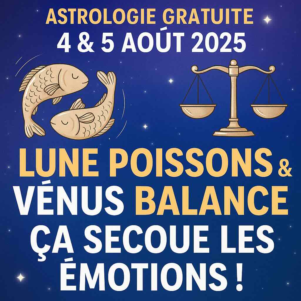 astrologie gratuite du 4 & 5 août 2025