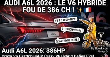 audi a6l 2026 le retour en force du v6 hybride pour défier les berlines électriques