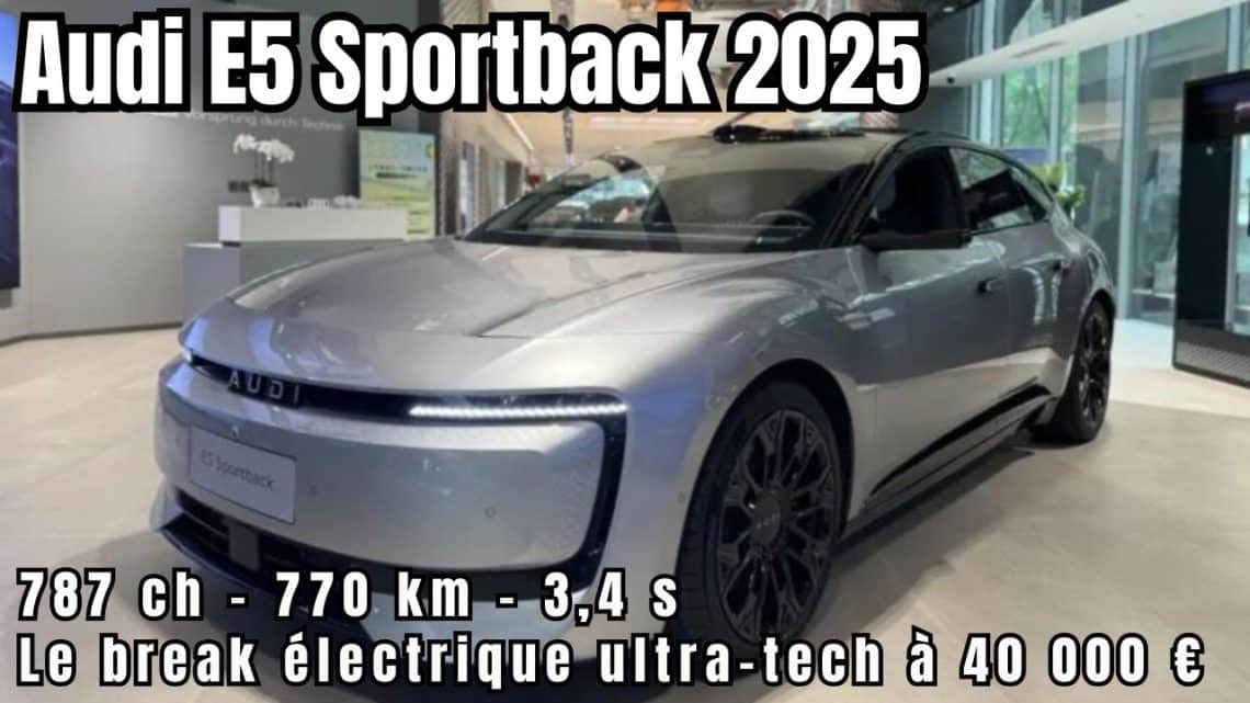audi e5 sportback 2025 youtube