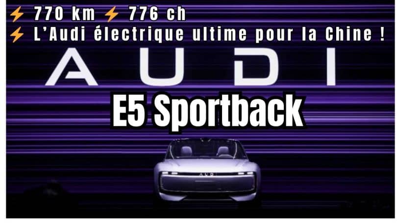 audi e5 sportback youtube