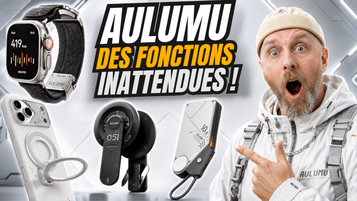 aulumu , 4 accessoires cyberpunk smartphone et apple watch aux fonctions inattendues !