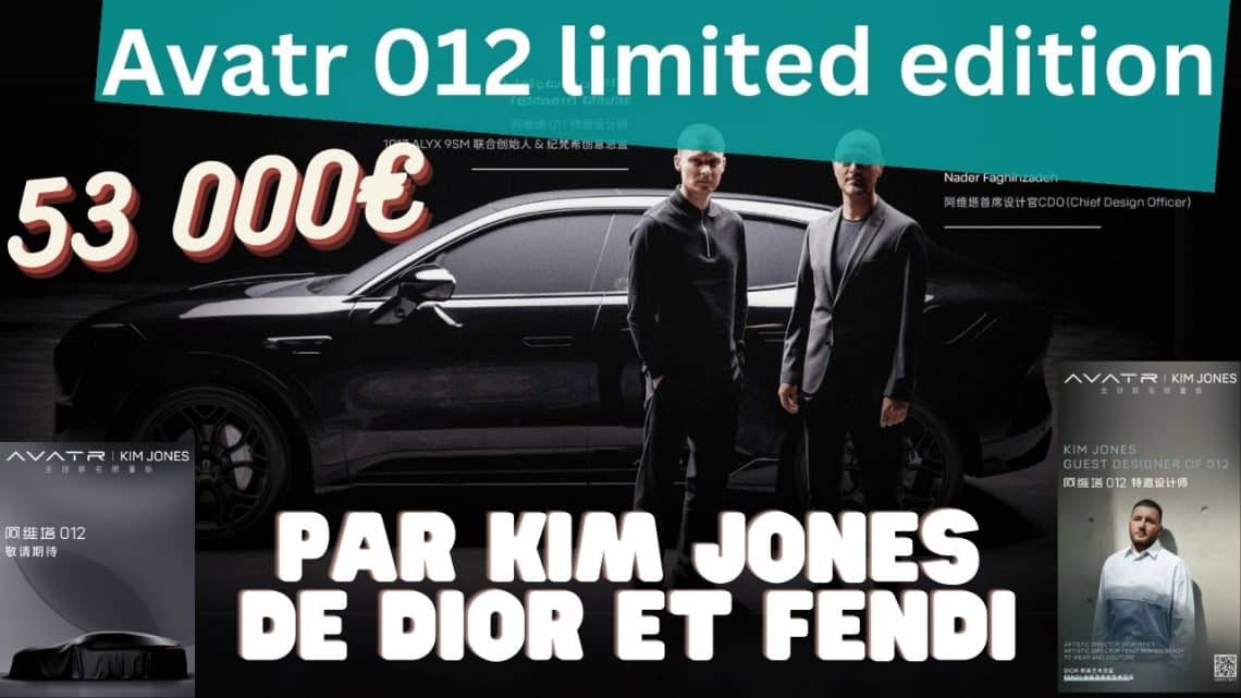 avatr 012 ,la voiture de luxe de dior et fendi à 53000 €