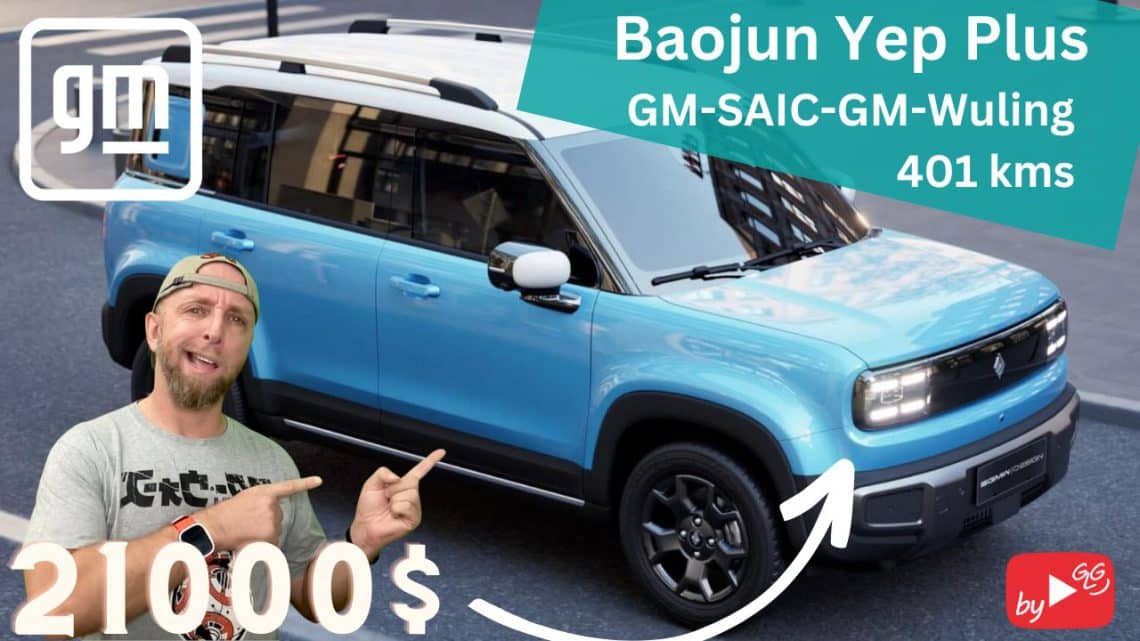 baojun yep plus , le nouveau suv électrique de gm offre 401 km d'autonomie pour 21 000$