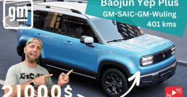 baojun yep plus , le nouveau suv électrique de gm offre 401 km d'autonomie pour 21 000$