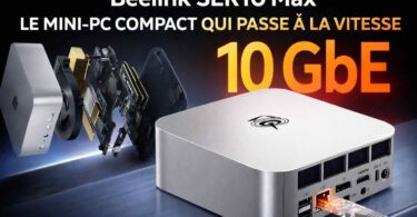 beelink ser10 max le mini pc compact qui passe à la vitesse 10 gbe