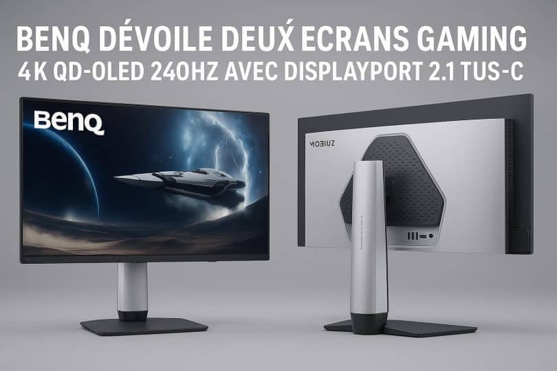 benq dévoile deux écrans gaming 4k qd oled