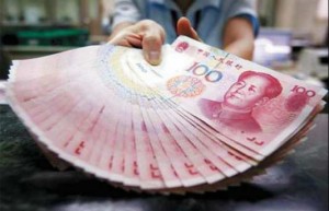 liasse de billets de 100 yuans