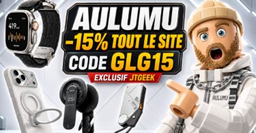 bon plan aulumu , 15 % avec le code promo glg15 sur les accessoires smartphone et apple watch