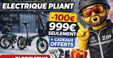 bon plan engwe zip vélo électrique pliant à 999€ + cadeaux + code promo exclusif jtgeek