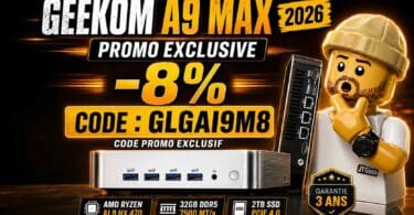 bon plan geekom a9 max 2026 code promo 8% exclusif jtgeek sur le mini pc gaming aaa