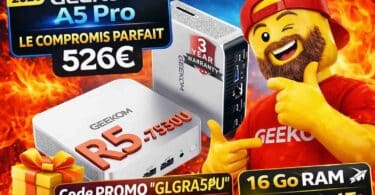 bon plan mini pc geekom a5 pro ryzen 5 jtgeek